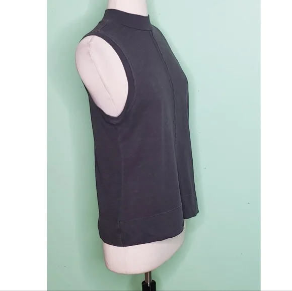 ANTHROPOLOGIE  Mock Neck Sleeveless Tank - Picture 3 of 8
